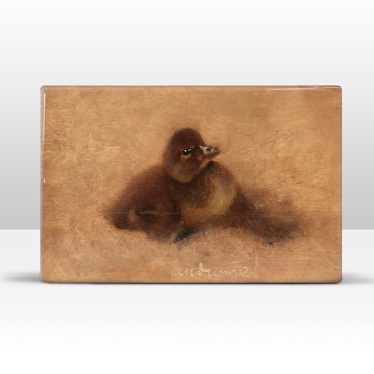 Laqueprint - eendenkuiken - Bruno Liljefors - 30 x 19,5 cm - LP217