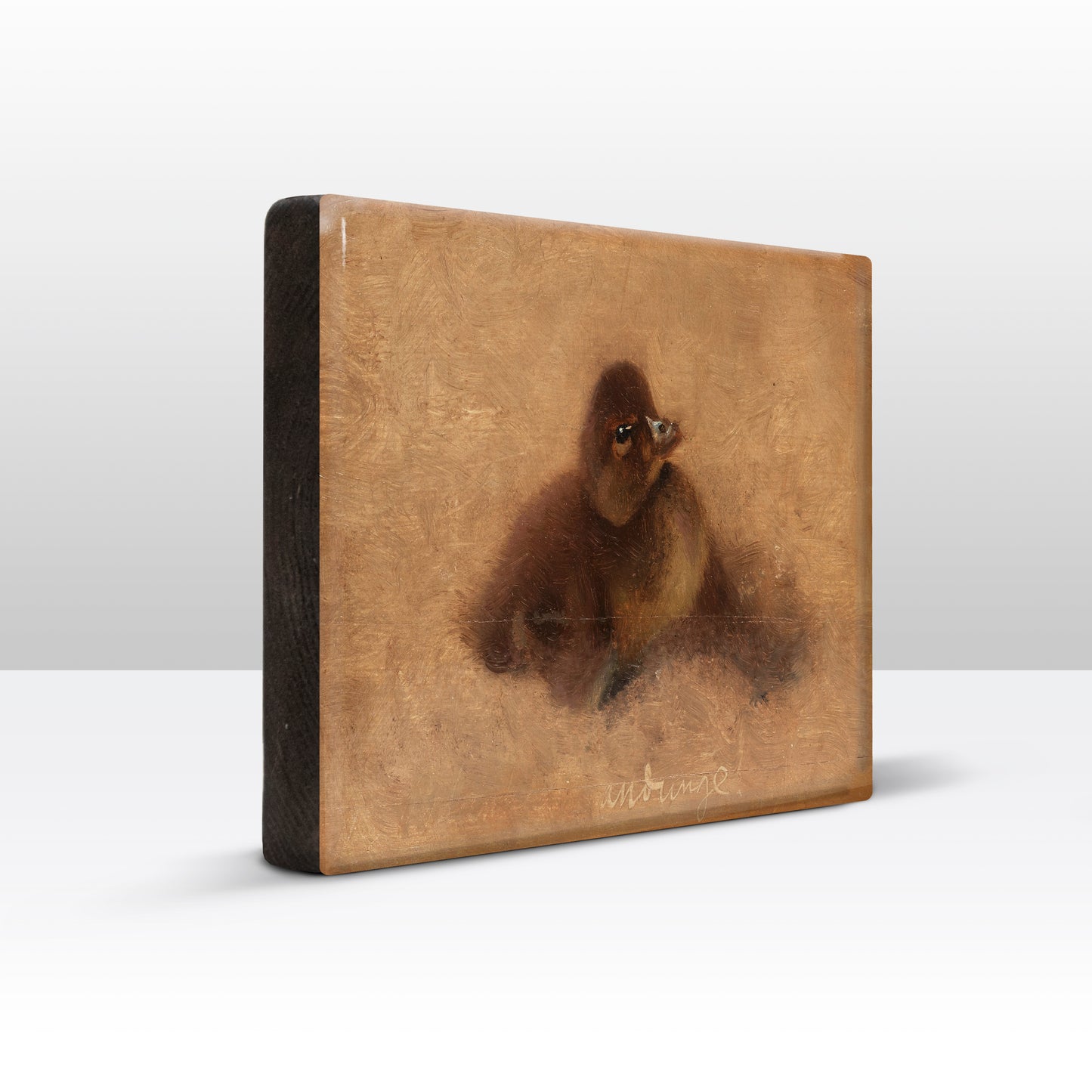 Laqueprint - eendenkuiken - Bruno Liljefors - 30 x 19,5 cm - LP217