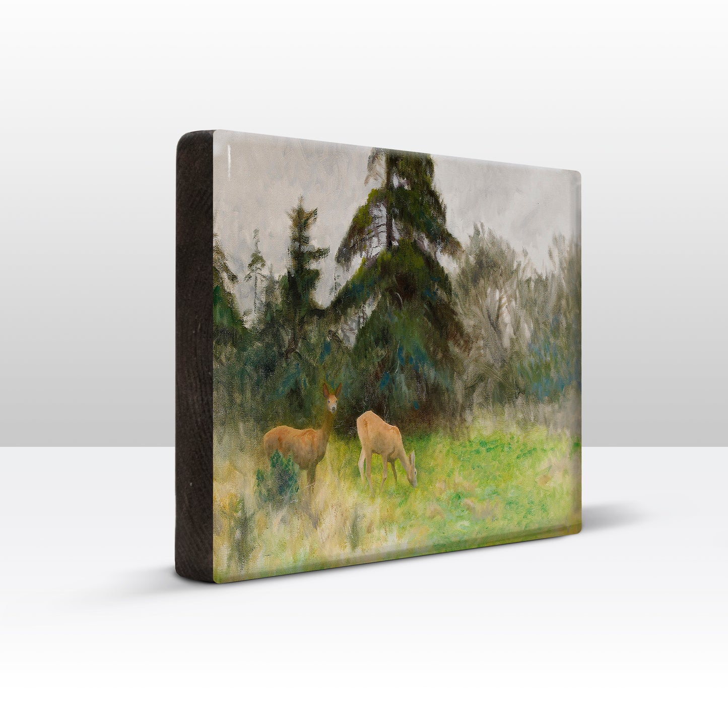 Laqueprint - Reeën in zomer groen - Bruno Liljefors - 30 x 19,5 cm - LP227