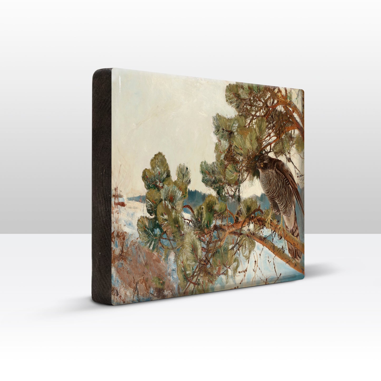 Laqueprint - Havik - Bruno Liljefors - 30 x 19,5 cm - LP242