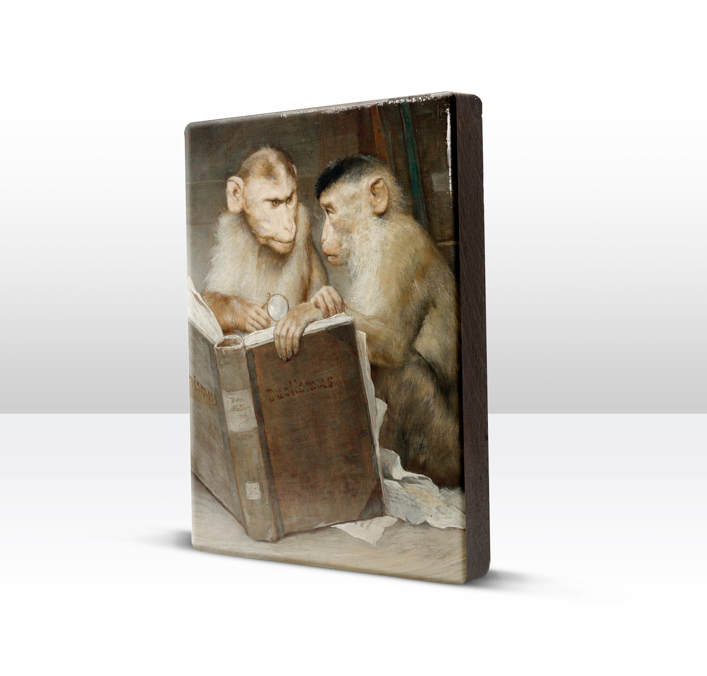 Laqueprint - De geleerden - Gabriel von Max - 19,5 x 26 cm - LP262