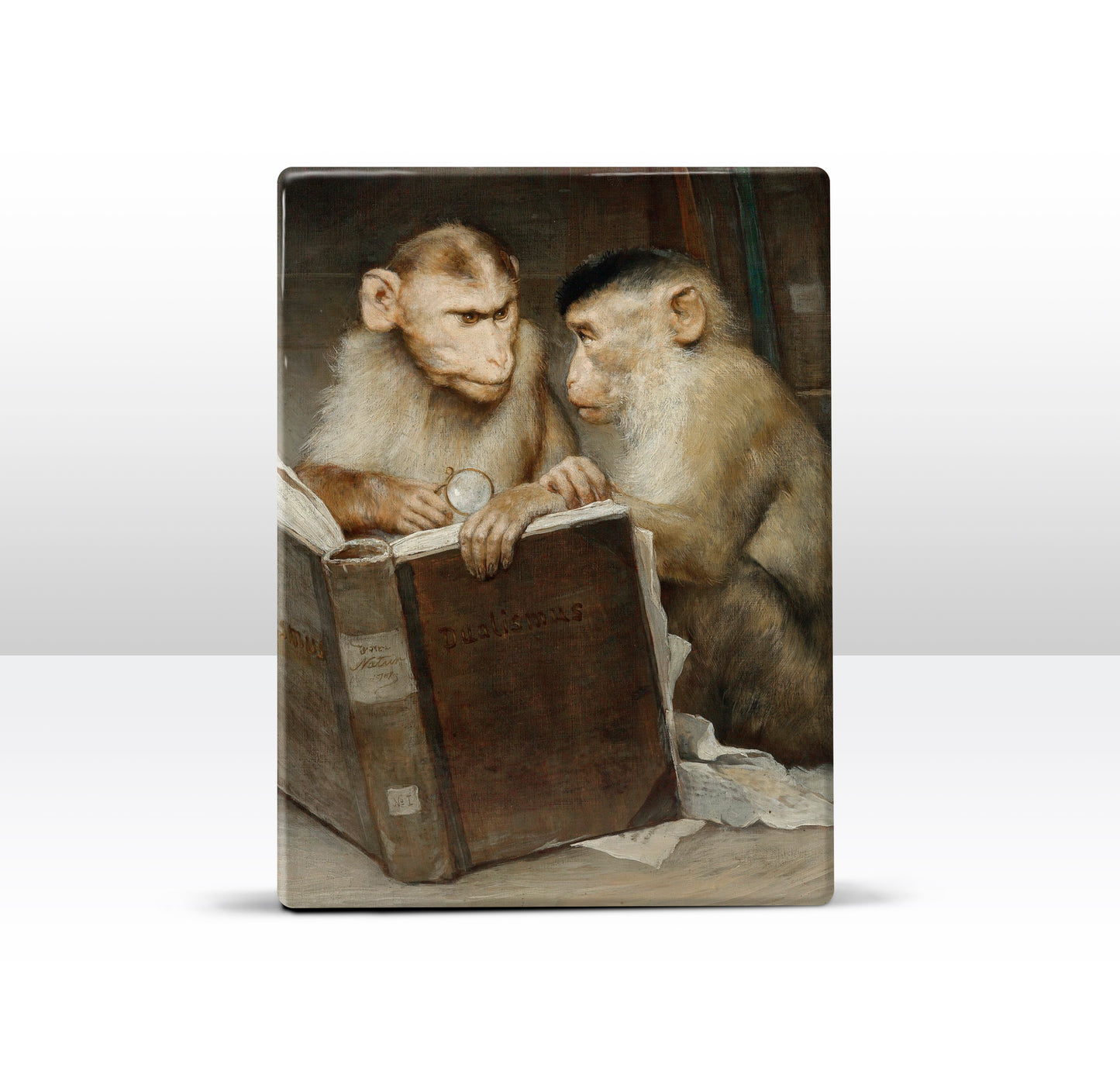 Laqueprint - De geleerden - Gabriel von Max - 19,5 x 26 cm - LP262