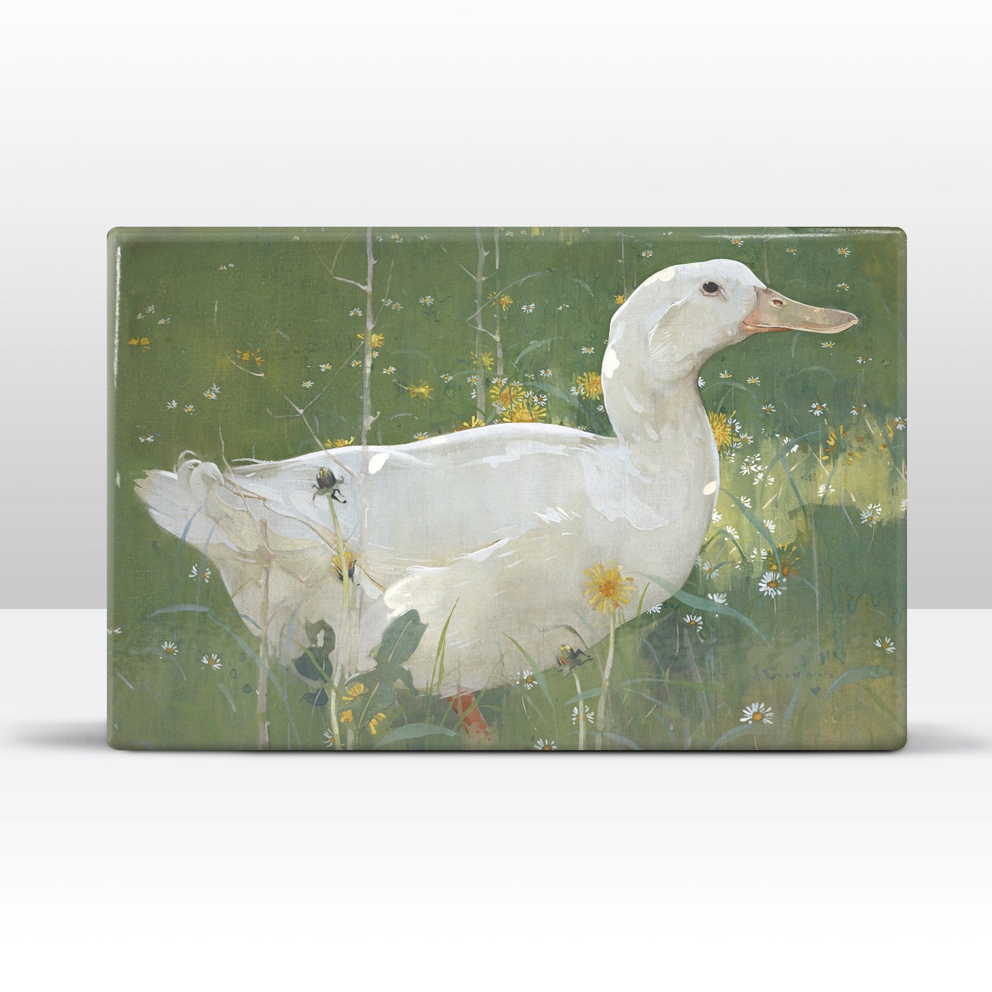 Laqueprint - De witte woerd - Joseph Crawhall - 30 x 19,5 cm - LP280
