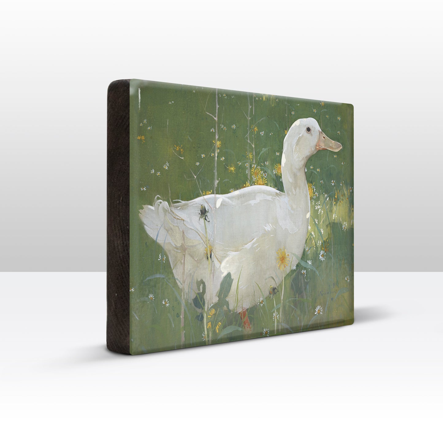Laqueprint - De witte woerd - Joseph Crawhall - 30 x 19,5 cm - LP280