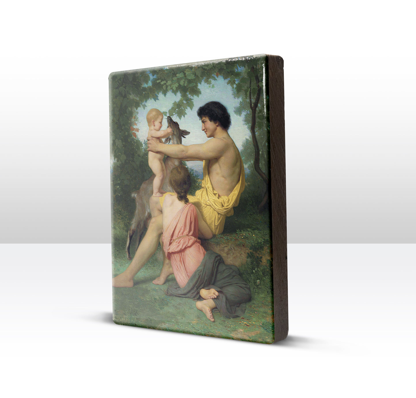 Laqueprint - Idyll Ancient Family - William Adolphe Bouguereau - 19,5 x 26 cm - LP295