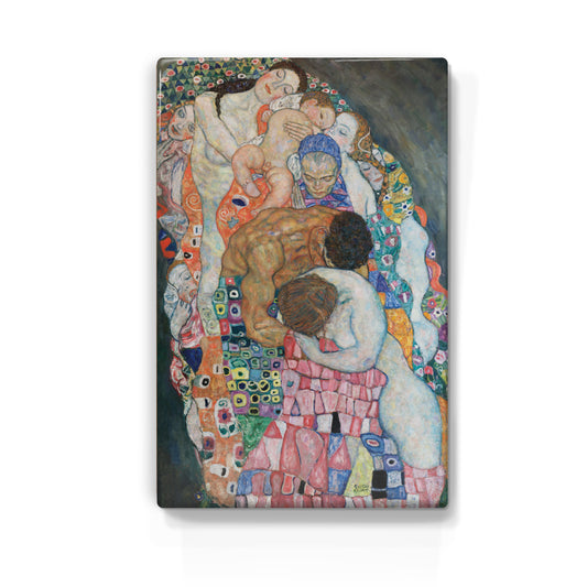 Laqueprint - Dood en leven (detail) - Gustav Klimt - 19,5 x 30 cm - LP301
