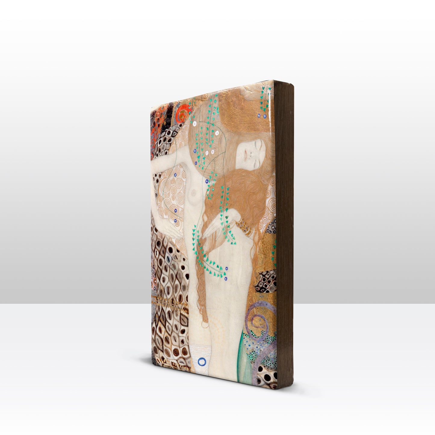Laqueprint - Vrienden ( Waterslang) Detail - Gustav Klimt - 19,5 x 30 cm - LP302