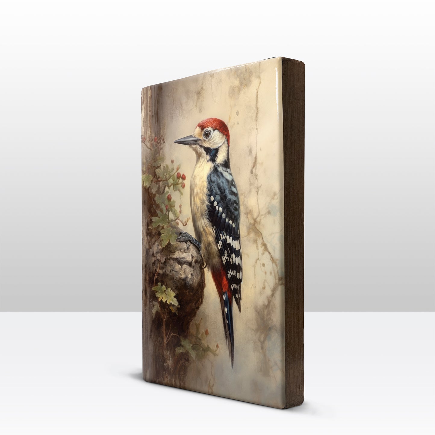 Bonte specht - Laqueprint - 19,5 x 30 cm - LP355