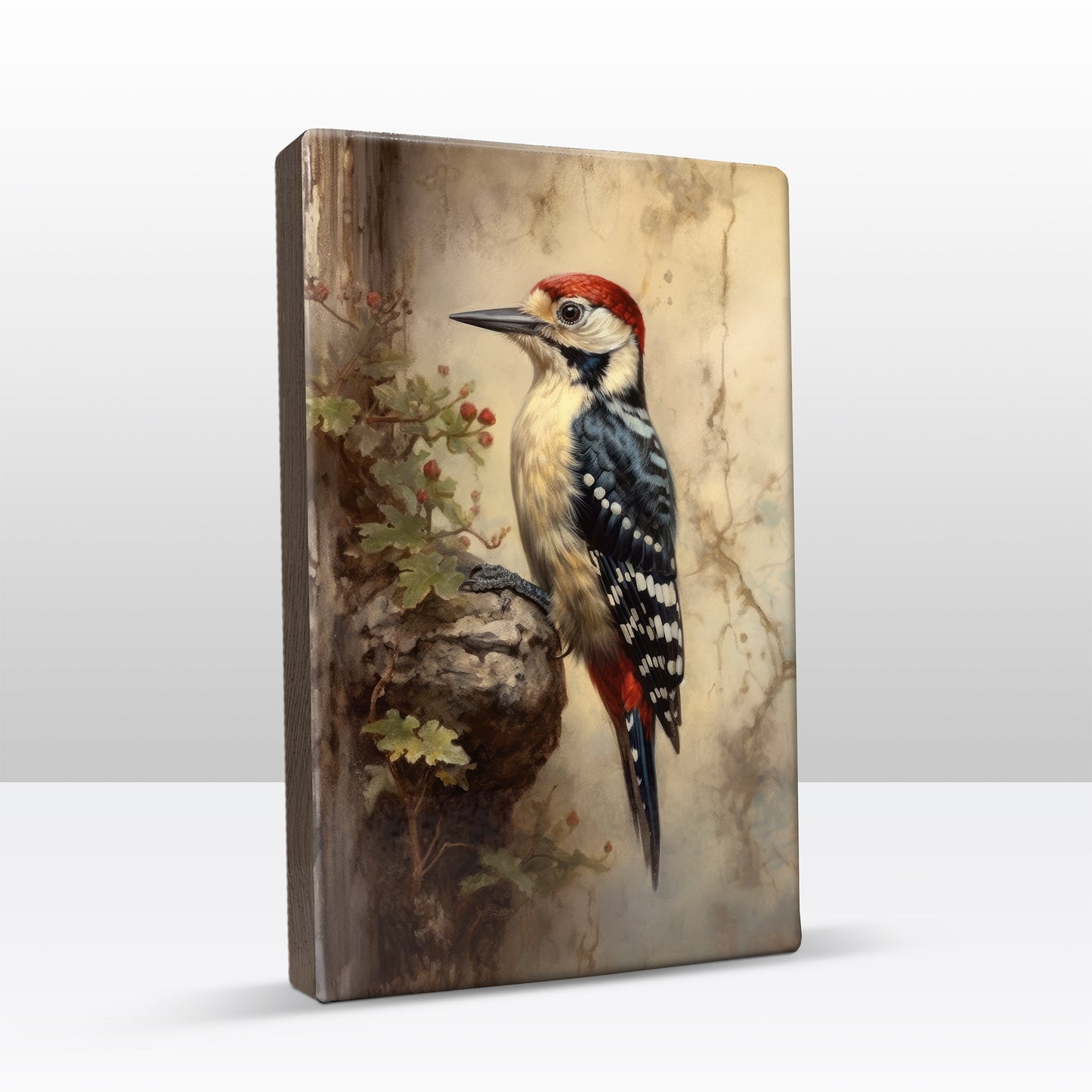 Bonte specht - Laqueprint - 19,5 x 30 cm - LP355