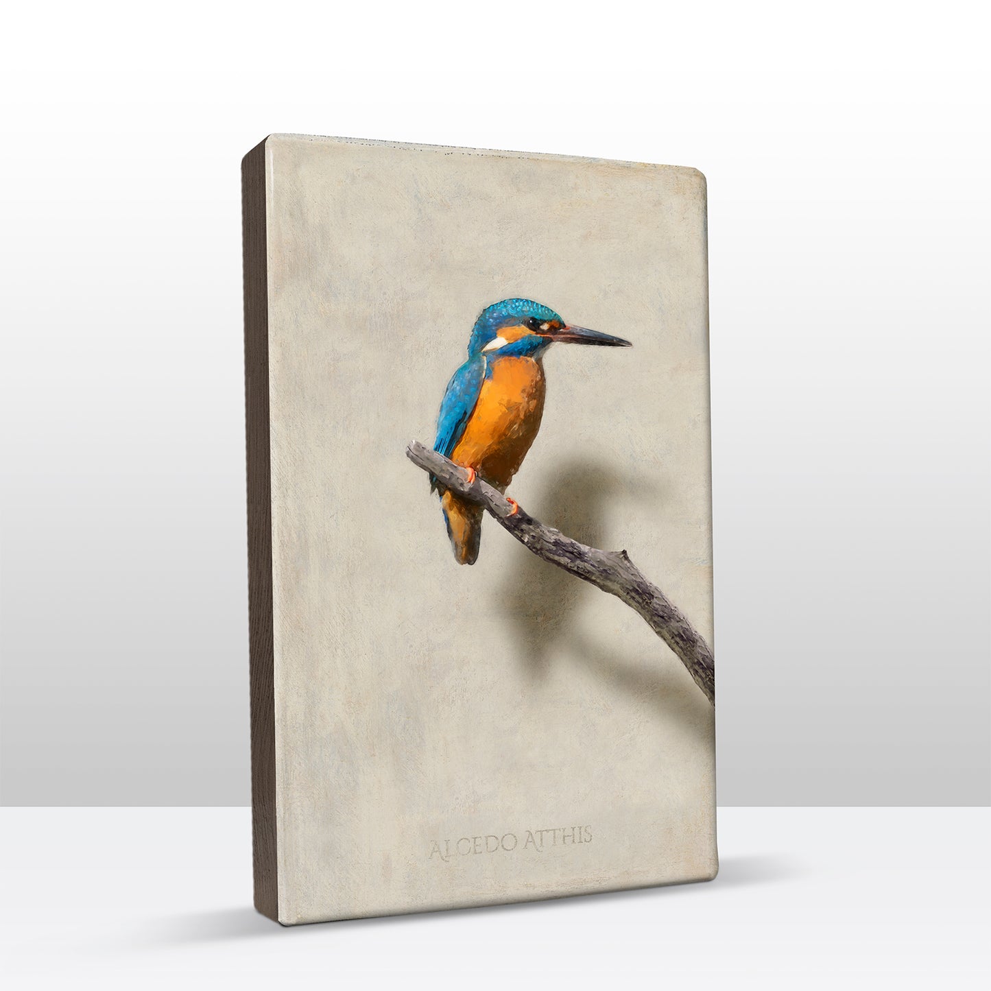 Laqueprint - IJsvogeltje - Handgelakt - 19,5 x 30 cm - LP432