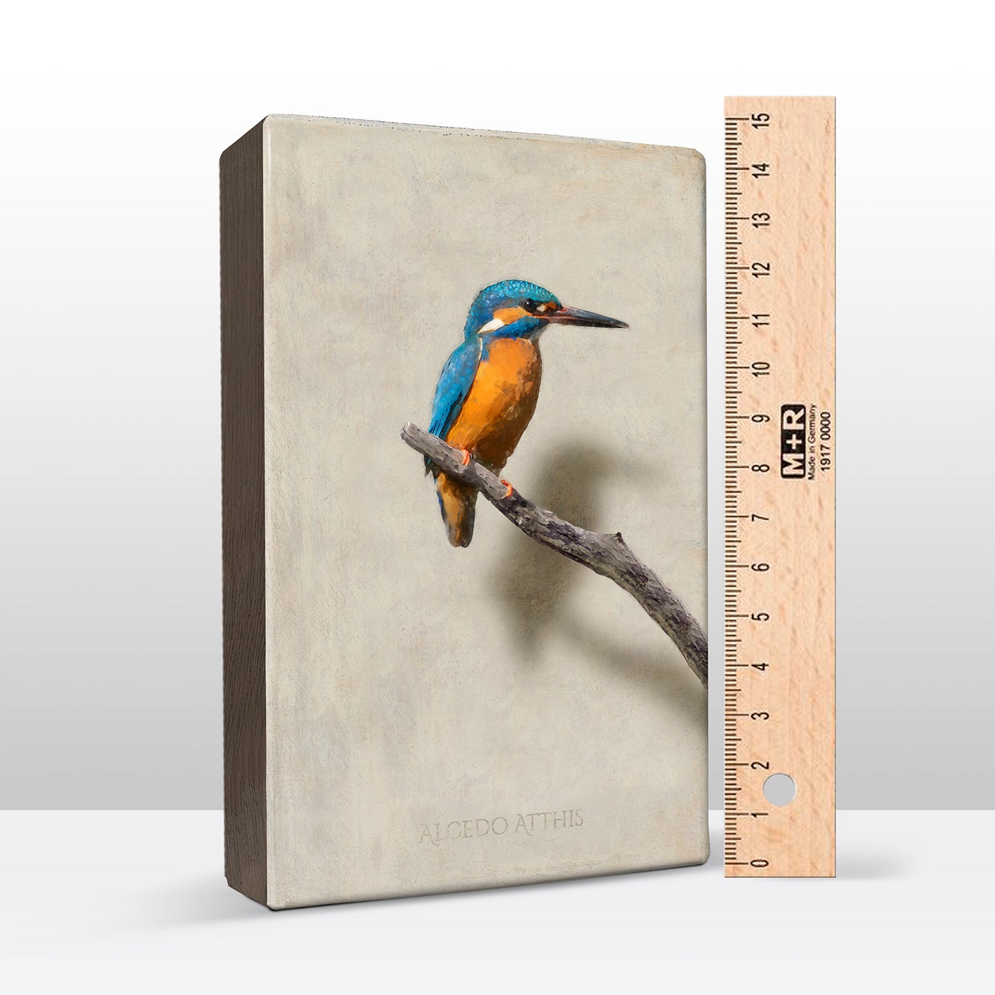 Eisvogel - Mini-Lackdruck - 9,6 x 14,6 cm - LPS432