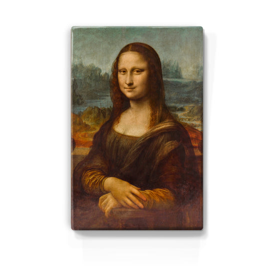 Laqueprint - Portret_mona lisa - Leonardo da Vinci - 19,5 x 30 cm - LP029