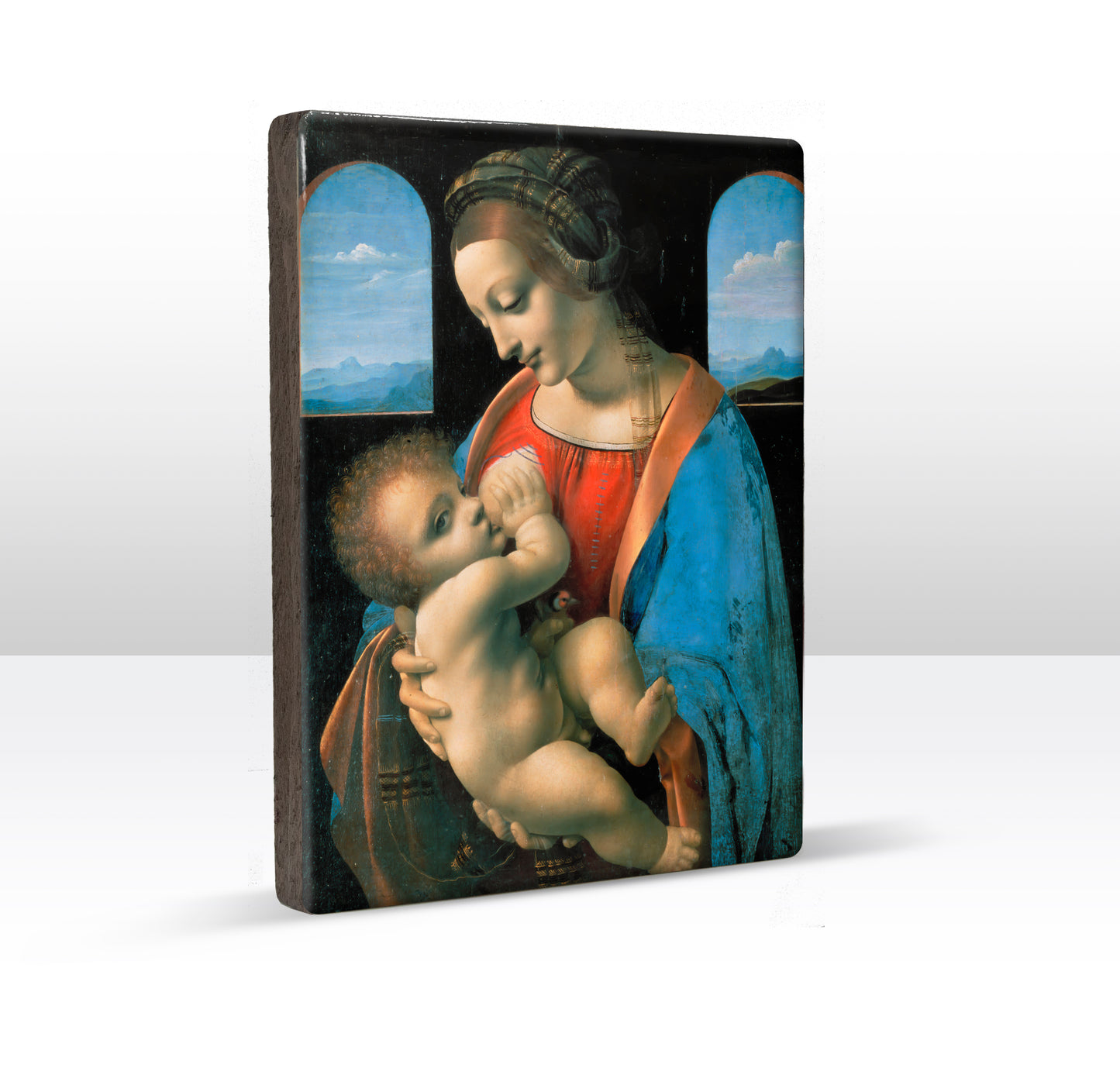 Lackdruck – Kleine Madonna – Leonardo Da Vinci – 19,5 x 26 cm – LP031