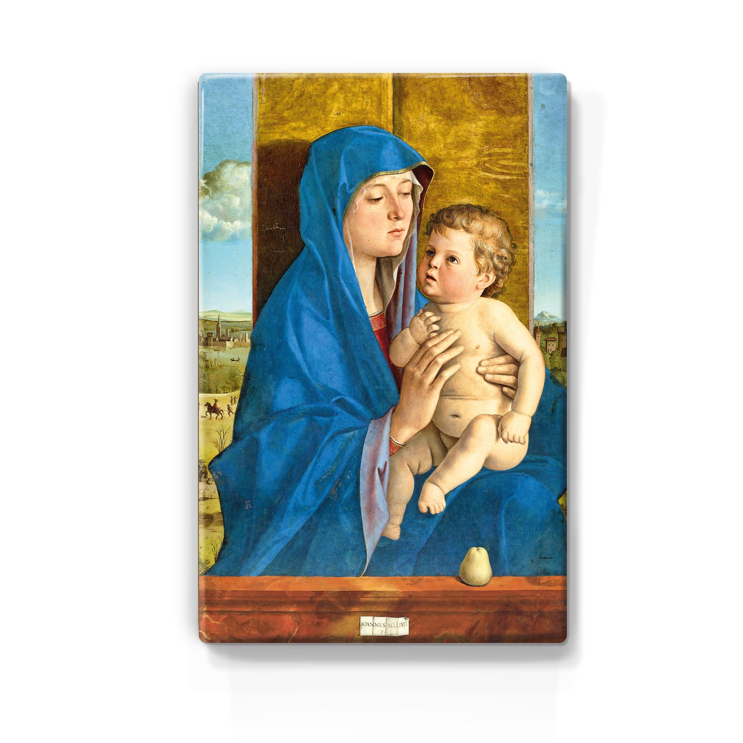 Laque print - Madonna di Alzano - Giovanni Bellini - 19.5 x 26 cm - LP033