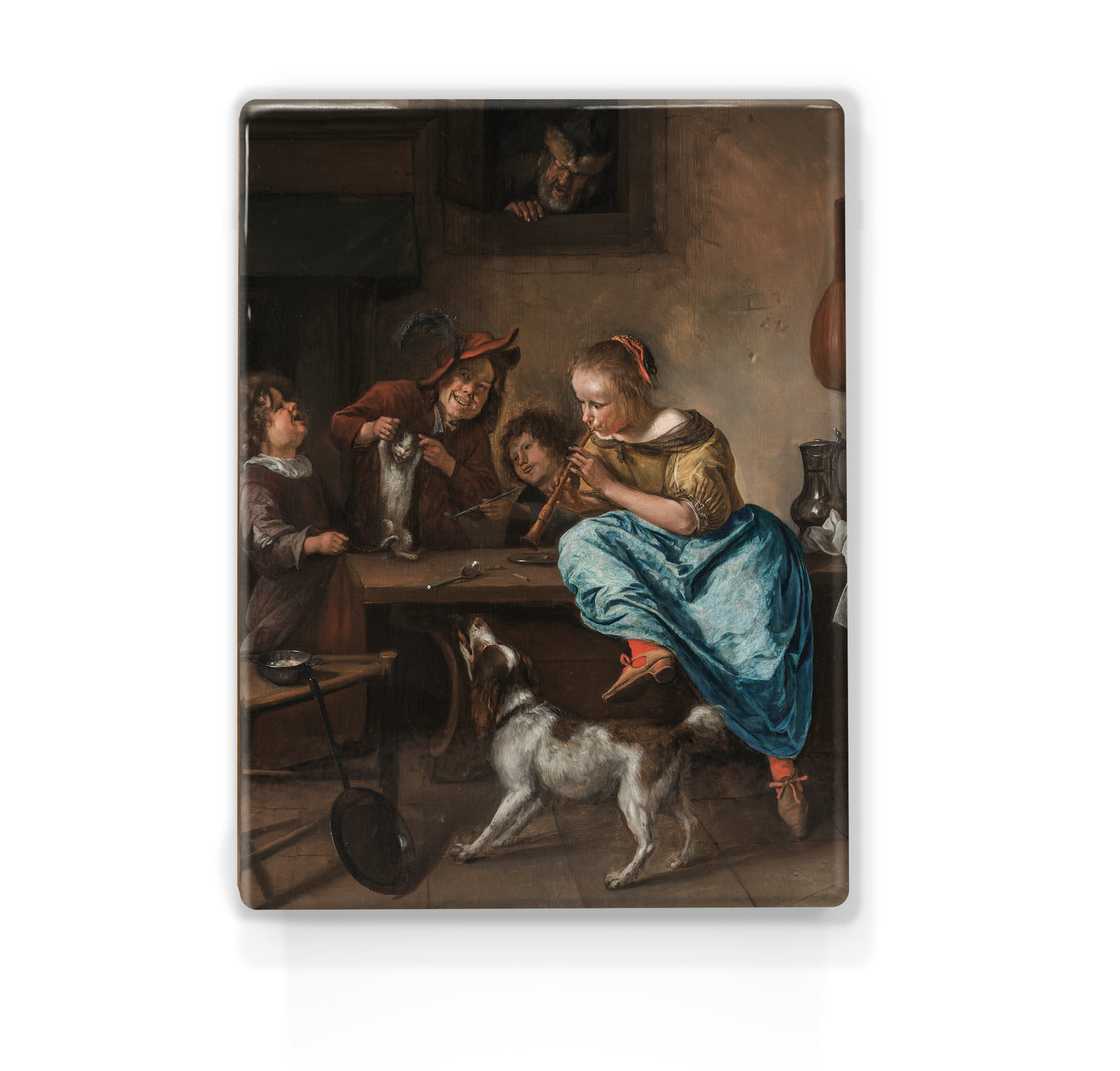 Laqueprint - De dansles - Jan Havicksz Steen - 19,5 x 26 cm - LP049