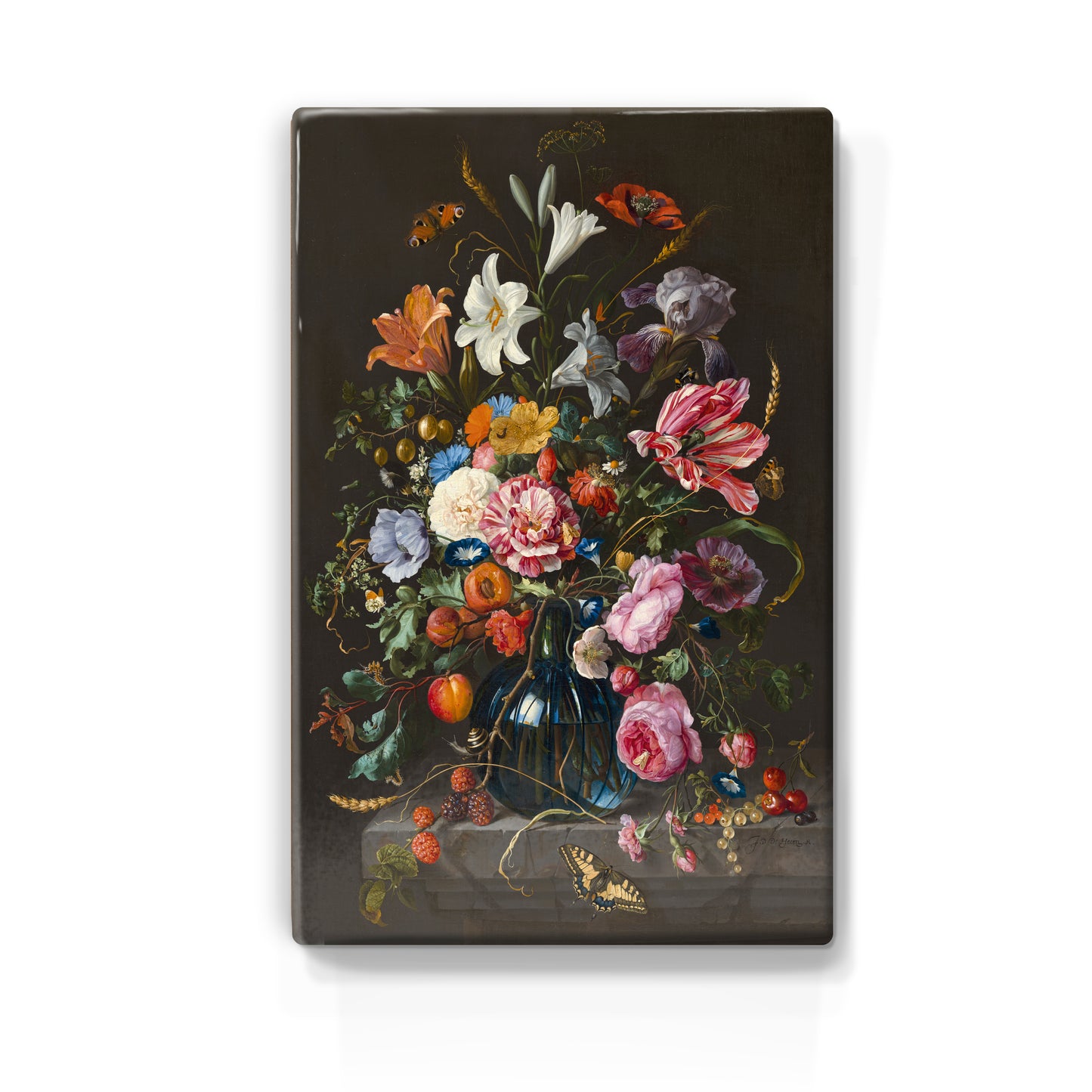 Laqueprint - Vaas met bloemen - Jan Davidsz de Heem - 19,5 x 30 cm - LP063