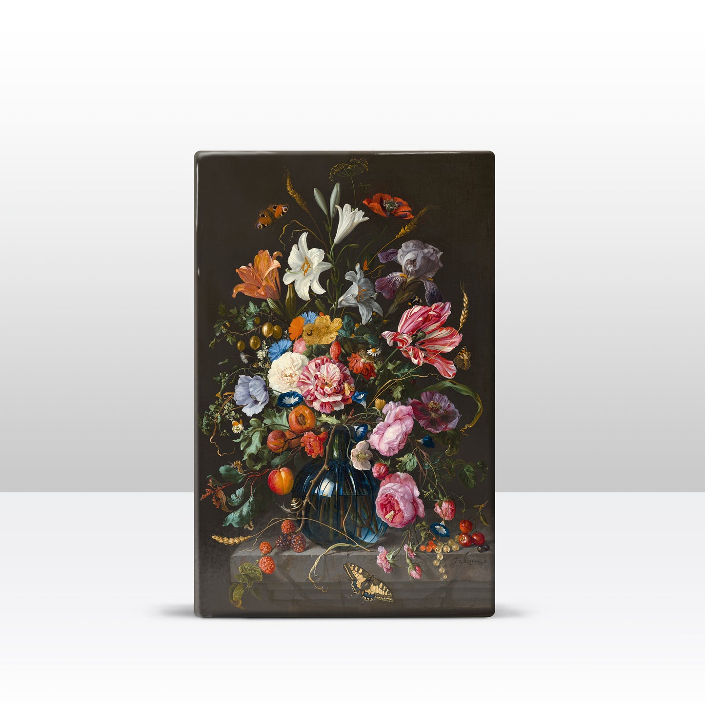 Laqueprint - Vaas met bloemen - Jan Davidsz de Heem - 19,5 x 30 cm - LP063