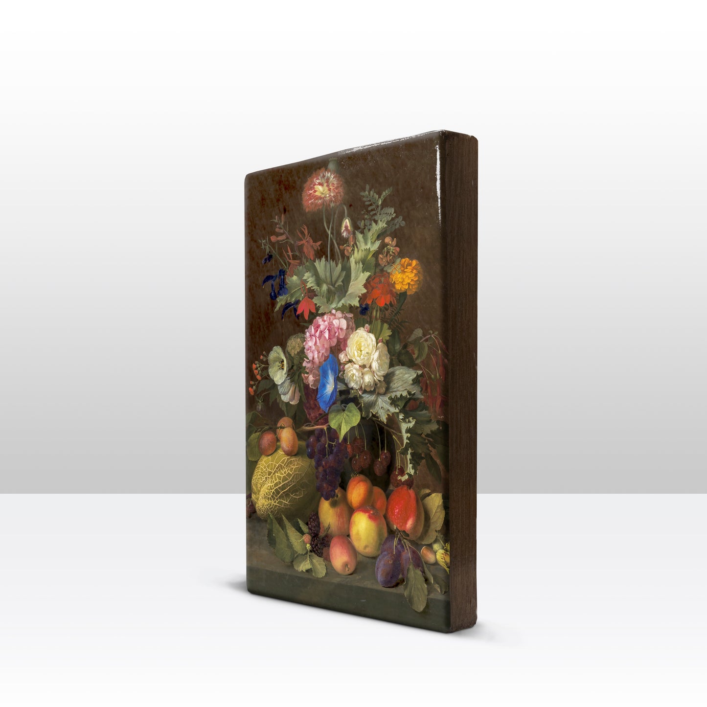 Laqueprint - Stilleven met fruit en bloemen - O.D. Ottesen - 19,5 x 30 cm - LP068