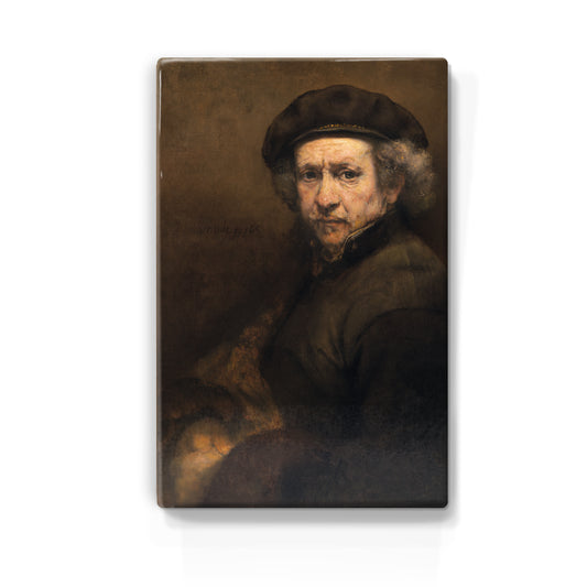 Laque print - Self-portrait - Rembrandt - 19.5 x 30 cm - LP074