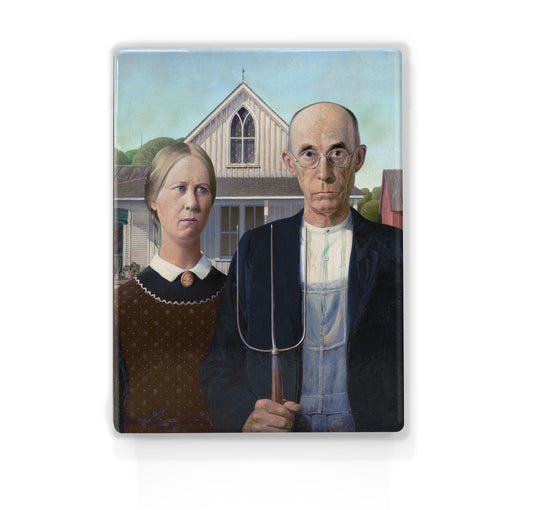 Laqueprint - American Gothic - Brand Wood - 19,5 x 26 cm - LP150