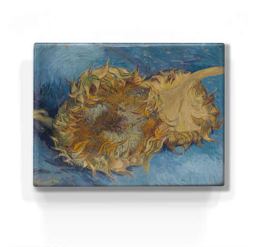 Lackdruck – zwei geschnittene Sonnenblumen – Vincent van Gogh – 26 x 19,5 cm – LP159