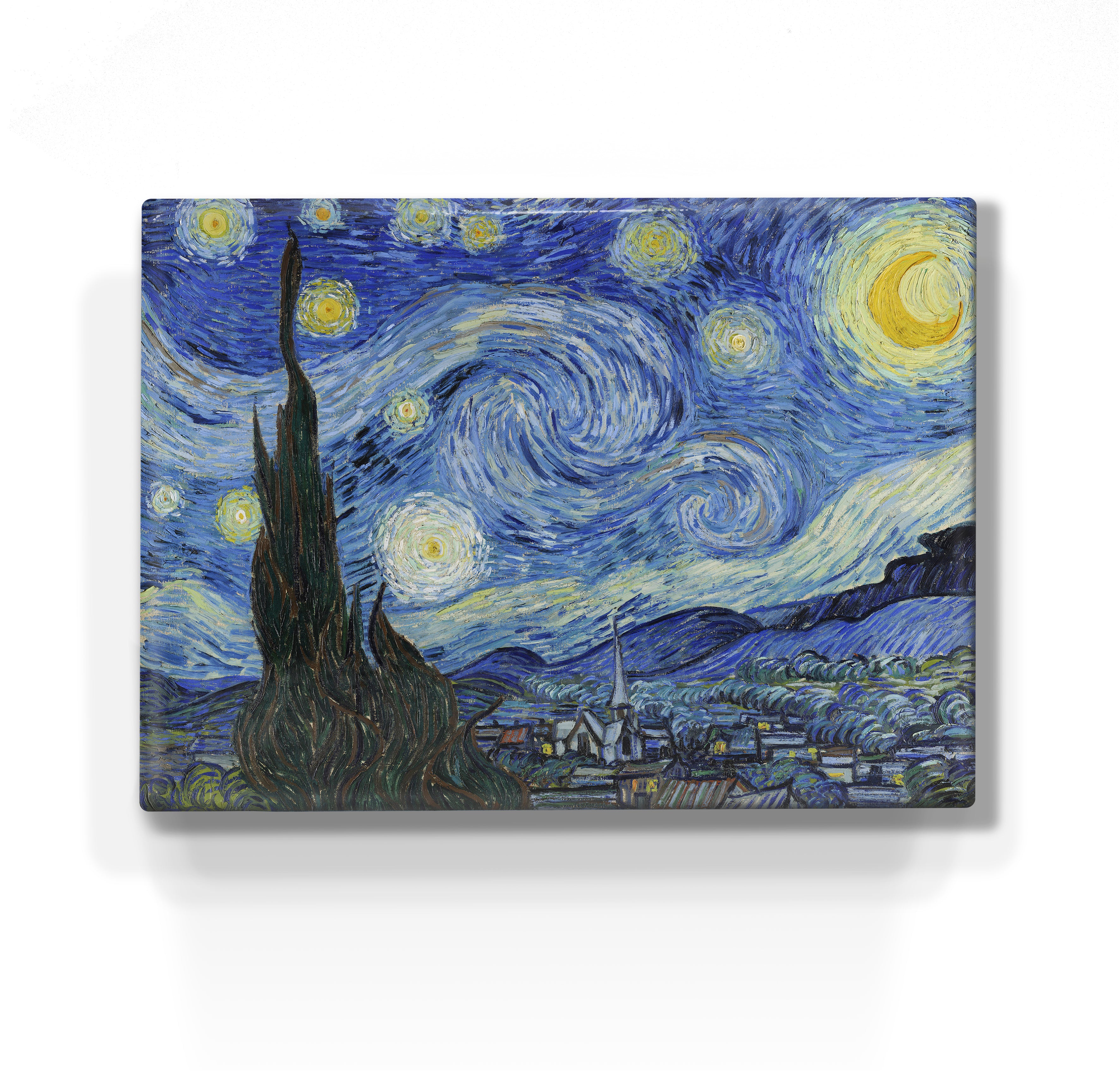 Laque print - The starry night - Vincent van Gogh - 26 x 19.5 cm ...