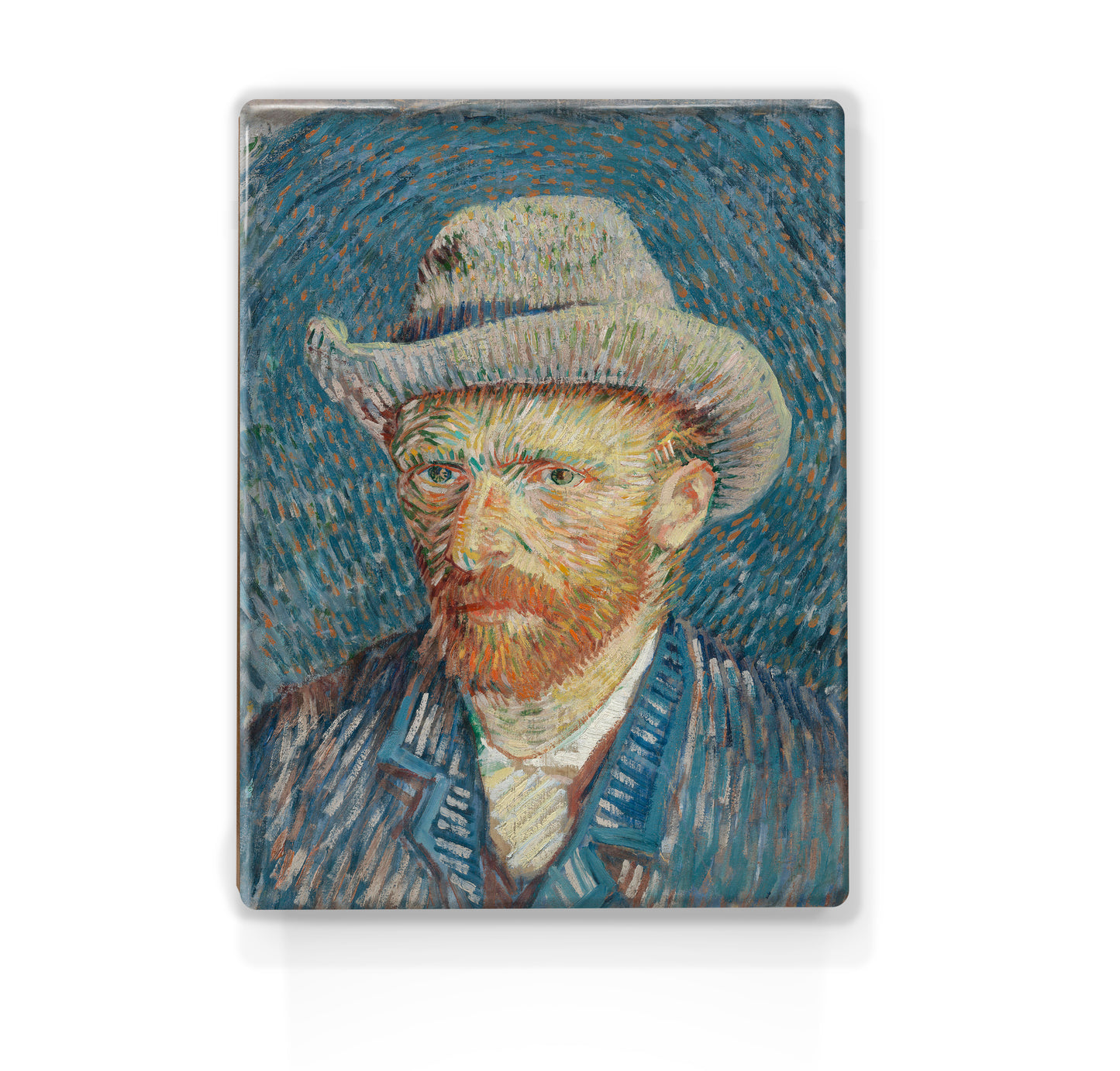 Laqueprint - Zelfportret - Vincent van Gogh - 19,5 x 26 cm - LP170