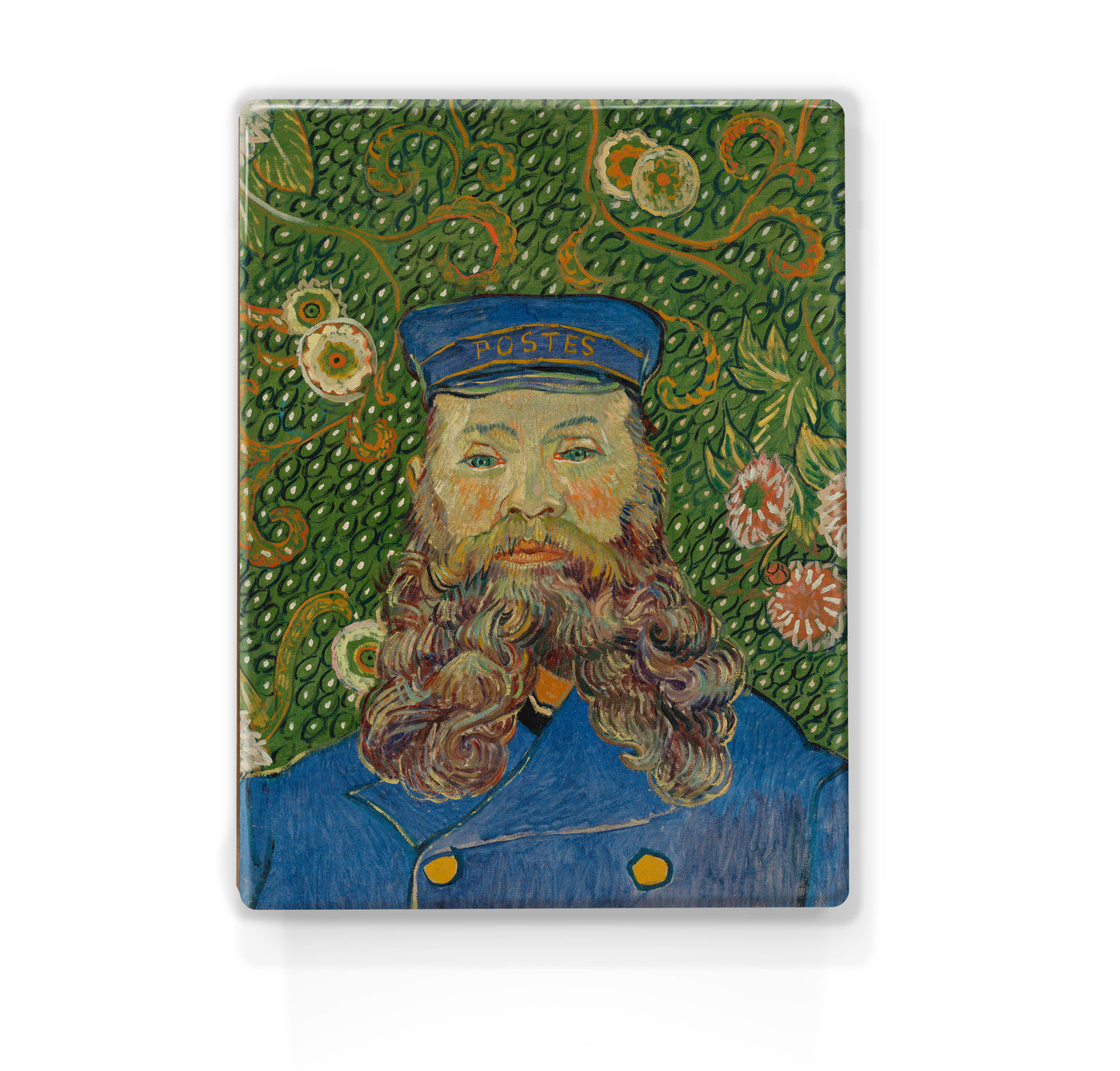 Laqueprint - Portret van Joseph Roulin - Vincent van Gogh - 19,5 x 26 cm - LP172