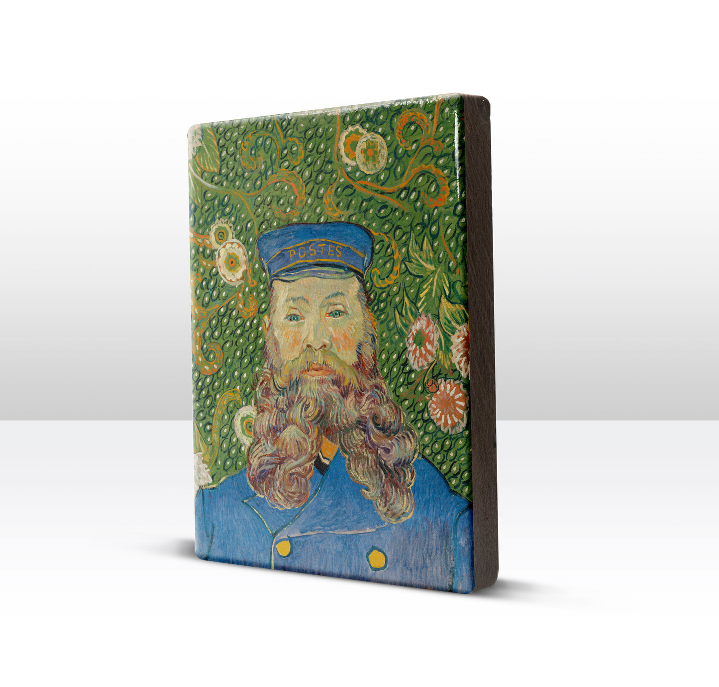 Laqueprint - Portret van Joseph Roulin - Vincent van Gogh - 19,5 x 26 cm - LP172