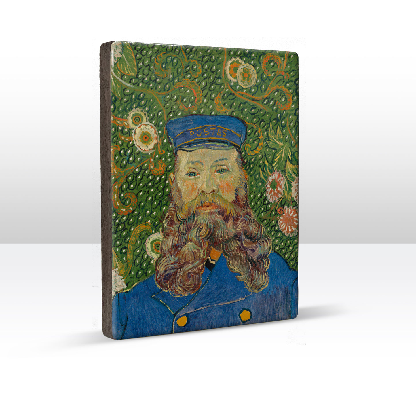 Laqueprint - Portret van Joseph Roulin - Vincent van Gogh - 19,5 x 26 cm - LP172