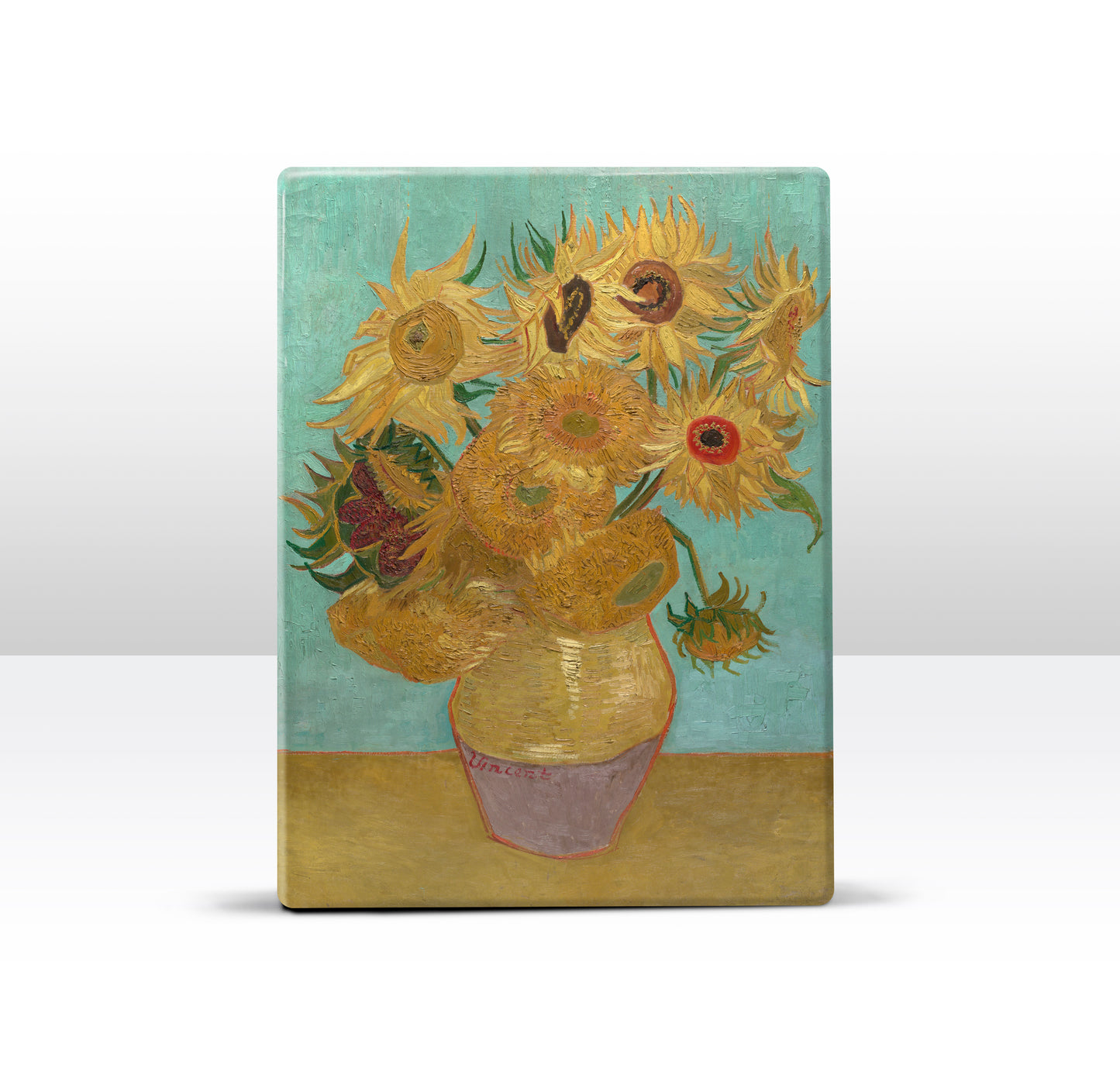 Laque print - Sunflowers 2 - Vincent van Gogh - 19.5 x 26 cm - LP178