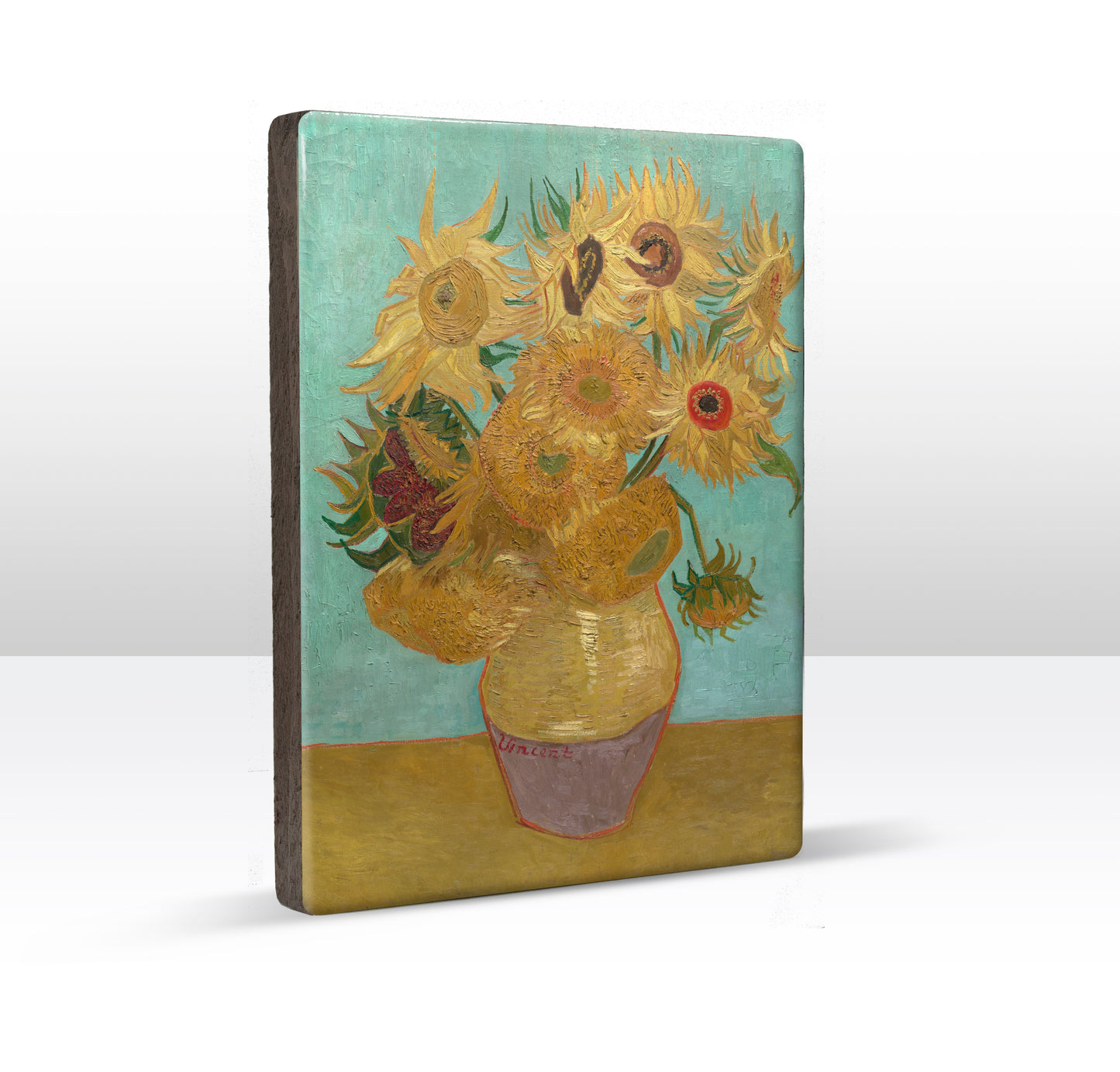 Laque print - Sunflowers 2 - Vincent van Gogh - 19.5 x 26 cm - LP178