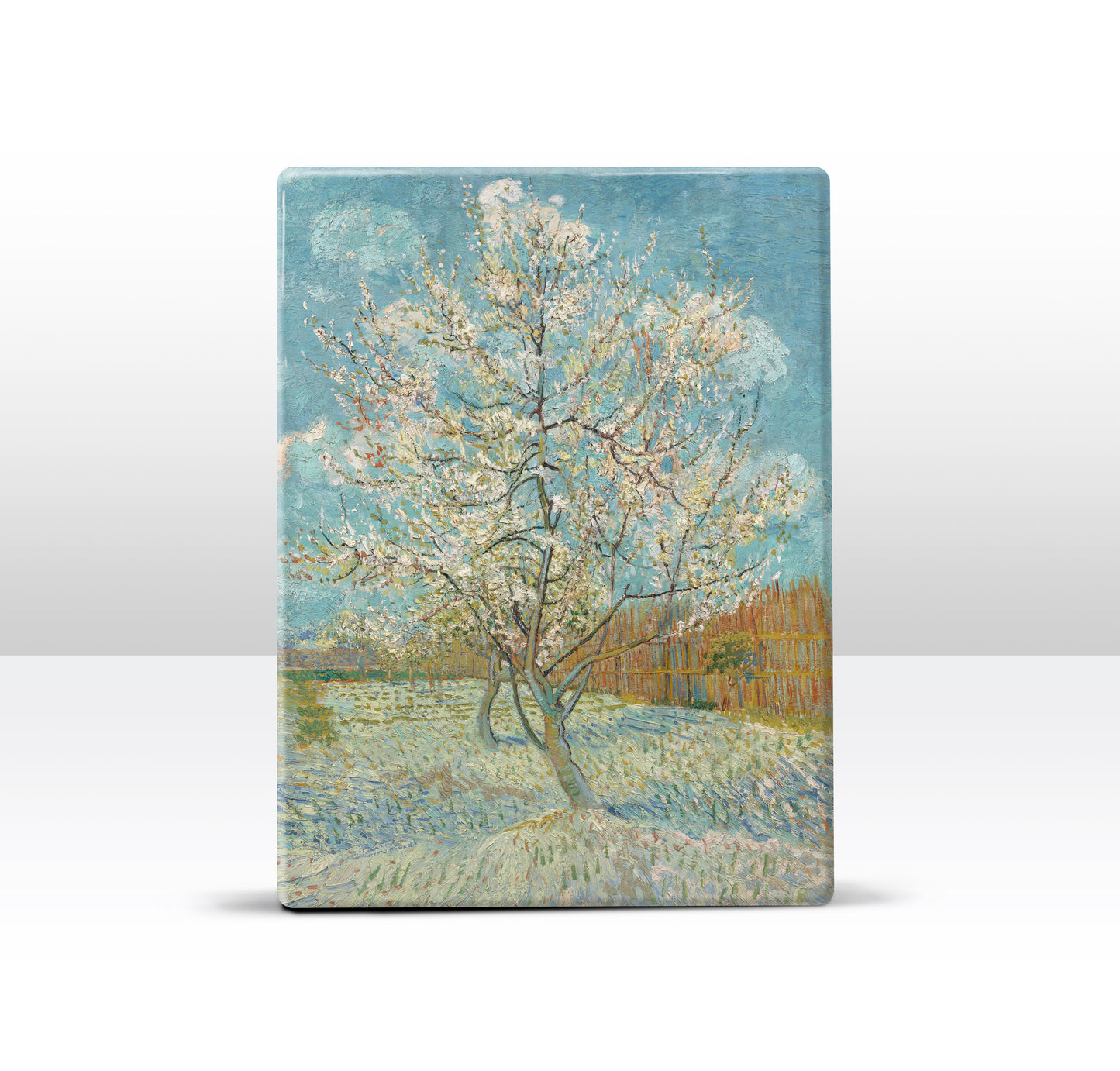 Laqueprint - Roze perzikboom - Vincent van Gogh - 19,5 x 26 cm - LP181
