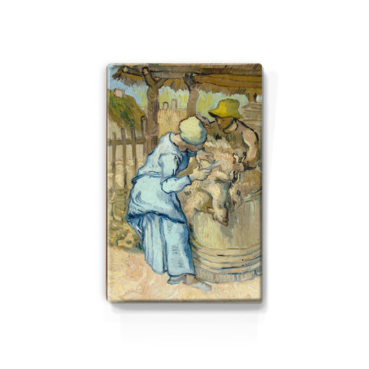 Laque print - The sheep shearer - Vincent van Gogh - 19.5 x 30 cm - LP196