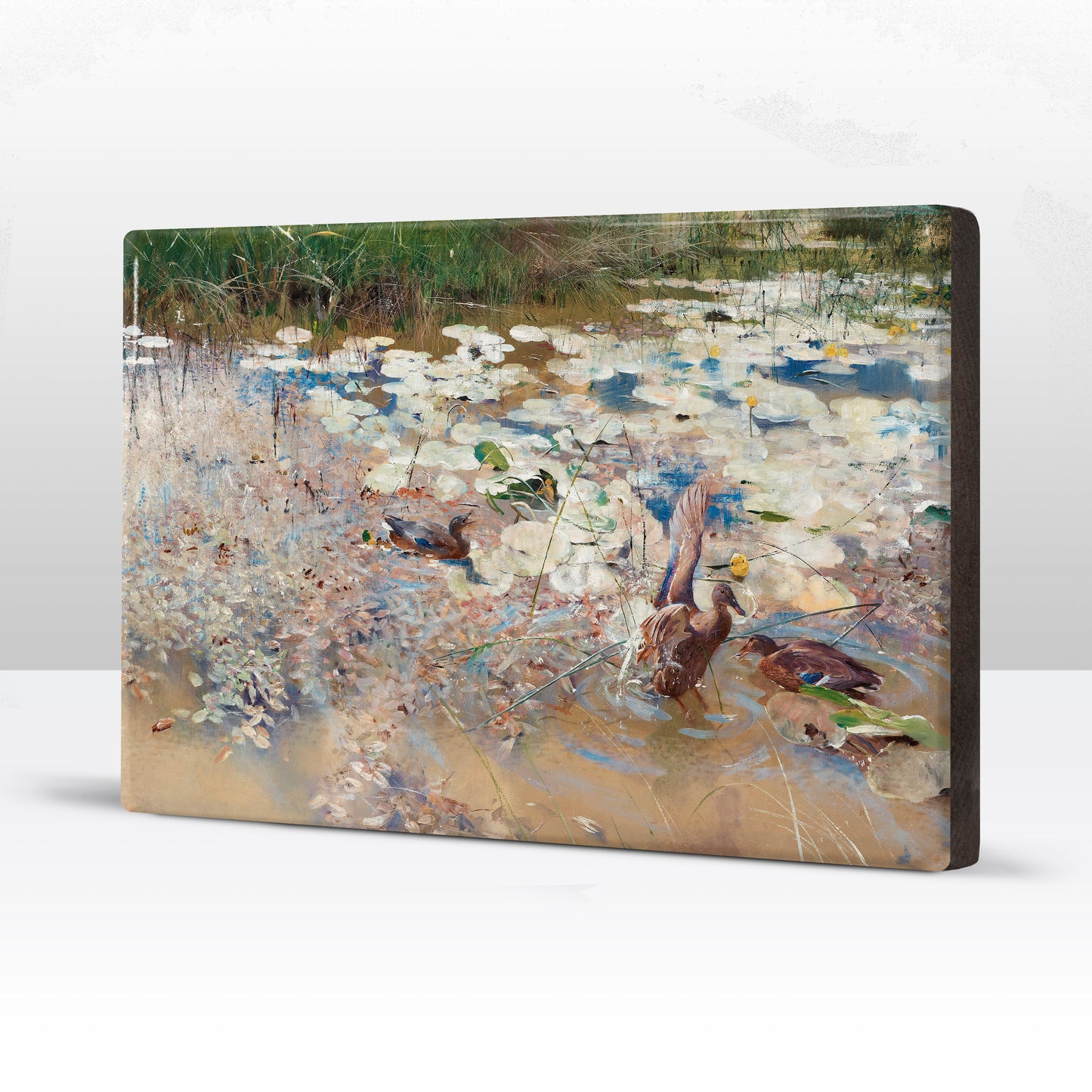 Laque print - Wild Ducks - Bruno Liljefors - 30 x 19.5 cm - LP245