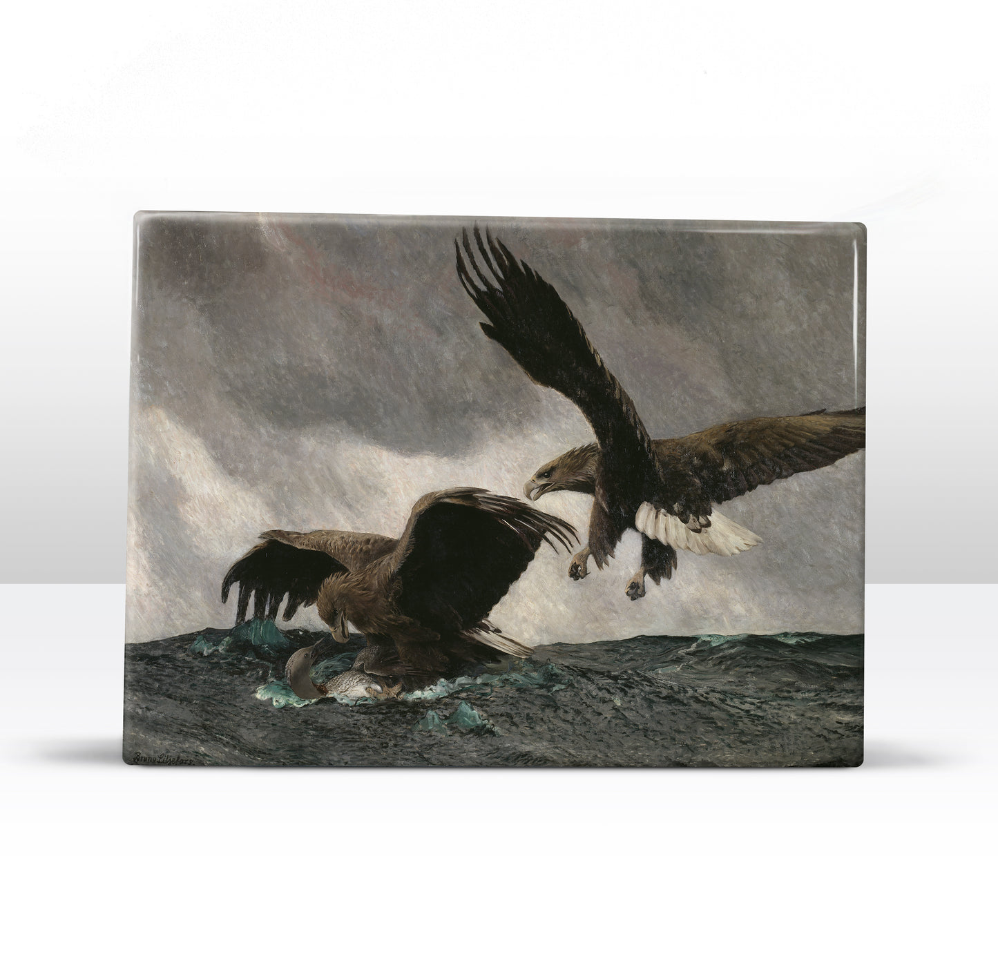 Lackdruck – Seeadler – Bruno Liljefors – 26 x 19,5 cm – LP254