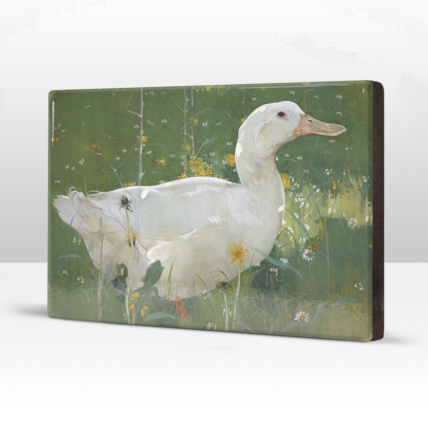 Laque print - The white drake - Joseph Crawhall - 30 x 19.5 cm - LP280