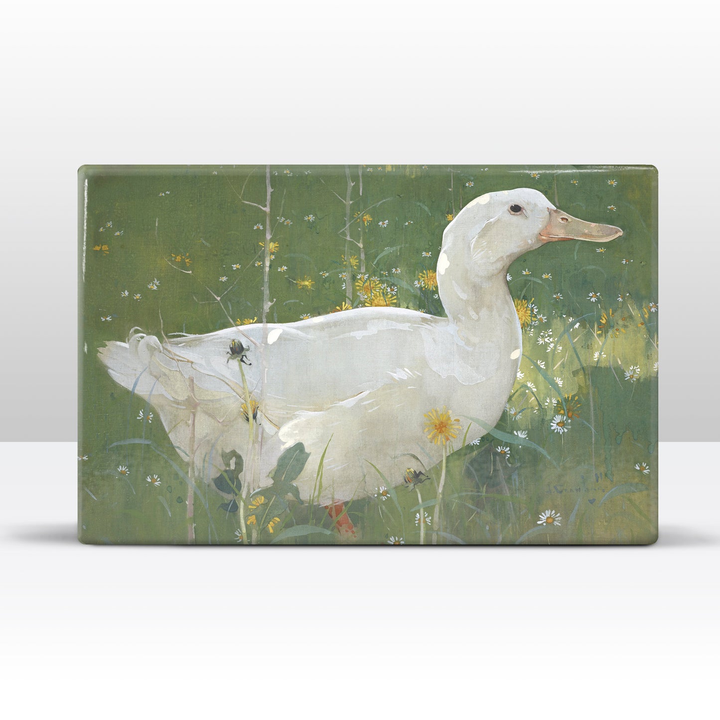 Laque print - The white drake - Joseph Crawhall - 30 x 19.5 cm - LP280