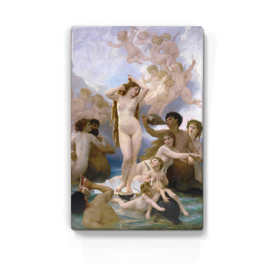 Laque print - Birth of Venus - William Adolphe Bouguereau - 19.5 x 30 cm - LP290