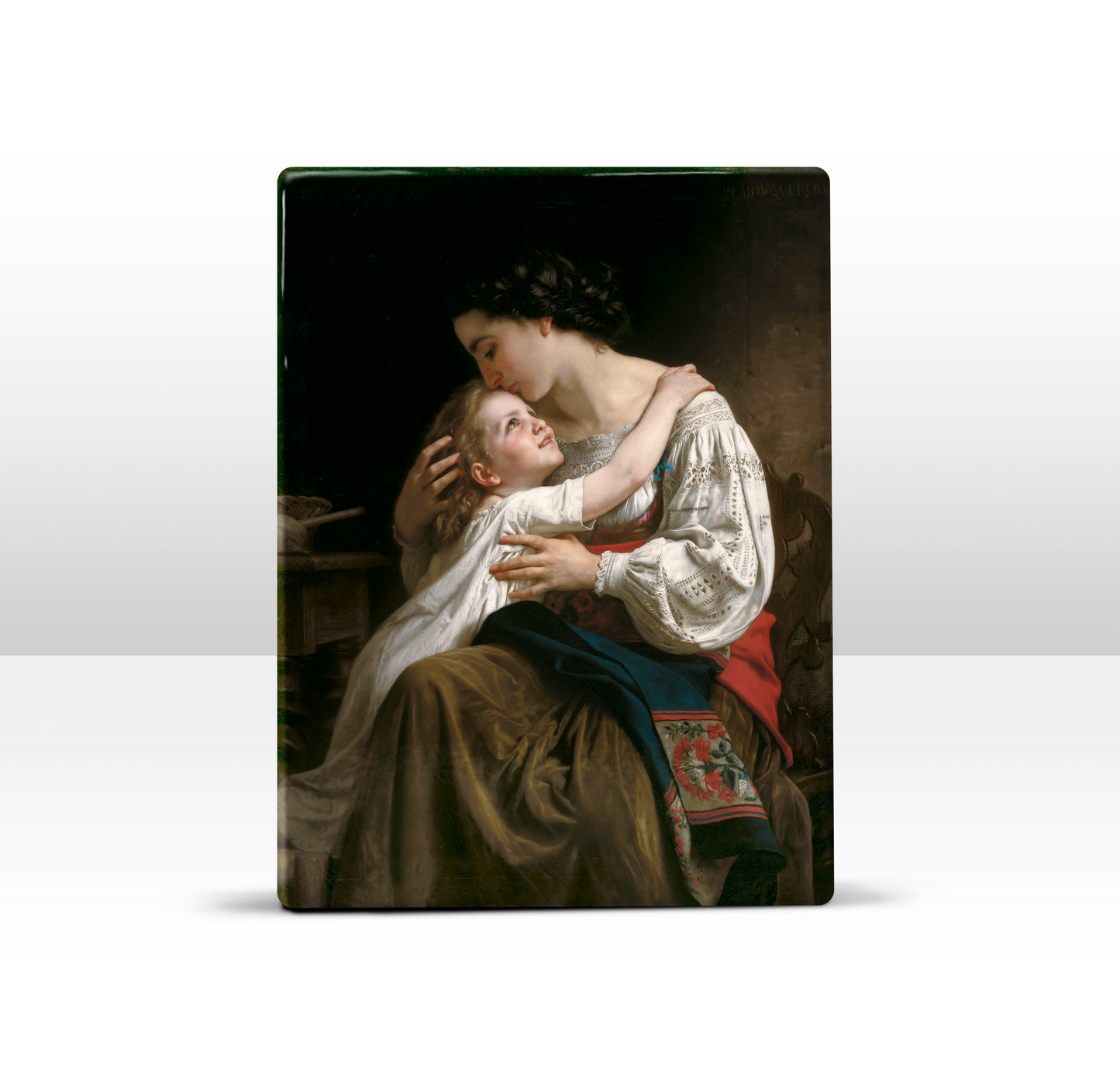 Laque print - The Rising - William Adolphe Bouguereau - 19.5 x 26 cm - LP293