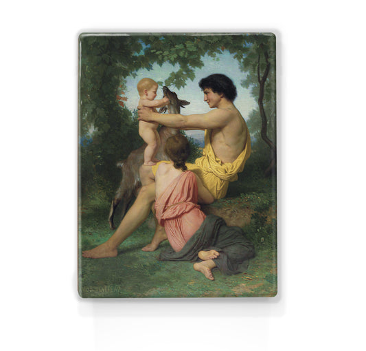 Laqueprint - Idyll Ancient Family - William Adolphe Bouguereau - 19,5 x 26 cm - LP295