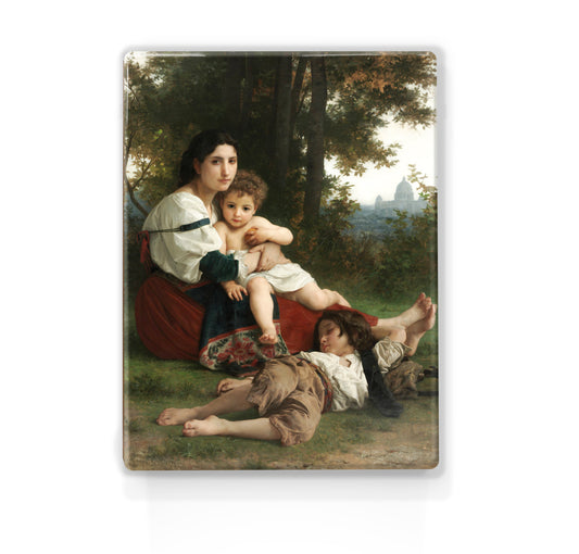 Laque print - Rust - William Adolphe Bouguereau - 19.5 x 26 cm - LP296