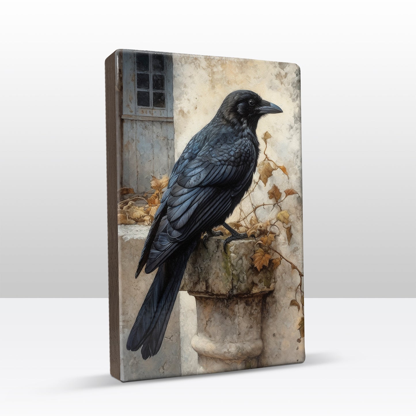 Black Crow 2 - Laque print - 19.5 x 30 cm - LP349