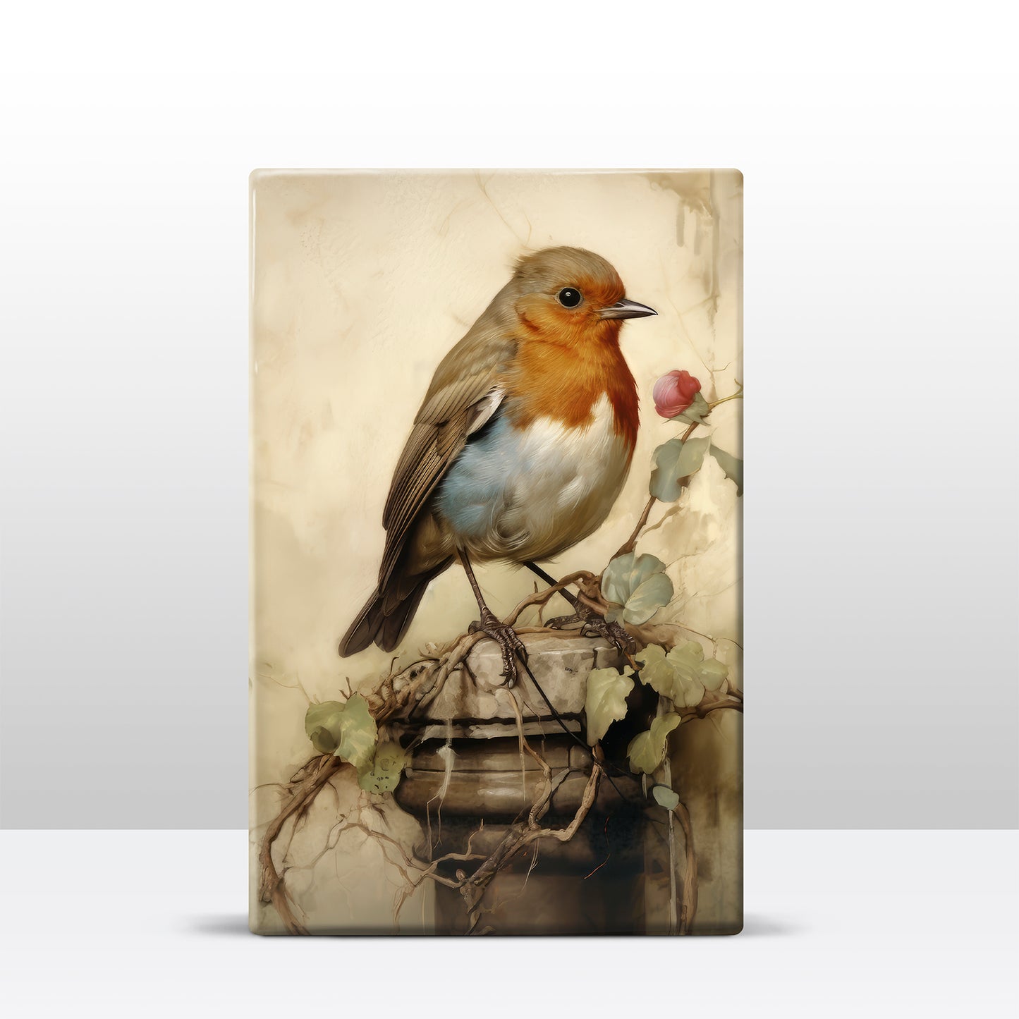 Robin - Laque print - 19.5 x 30 cm - LP412