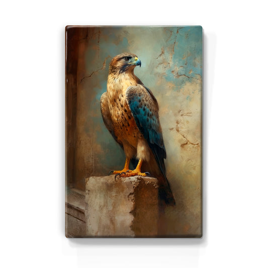 Blauer Falke – Lackdruck – 19,5 x 30 cm – LP416