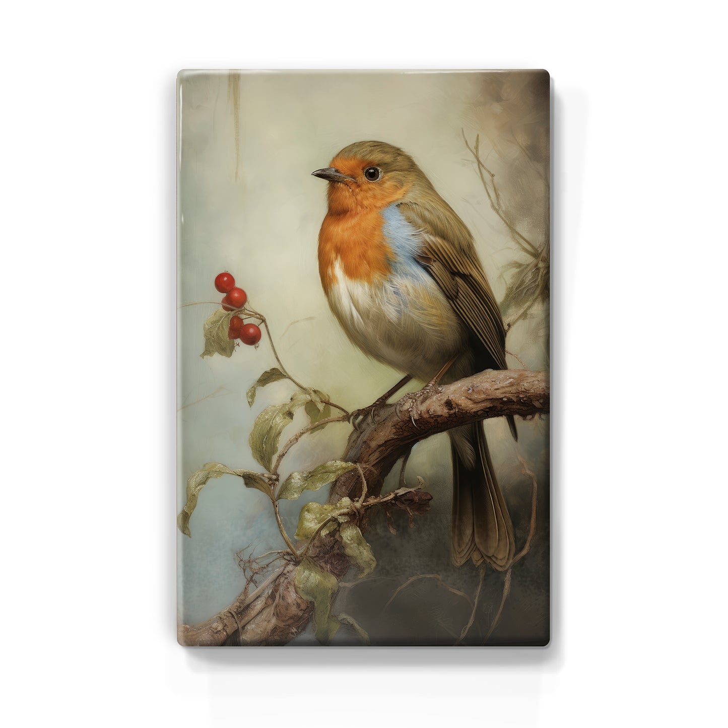 Robin - Laque print - 19.5 x 30 cm - LP418